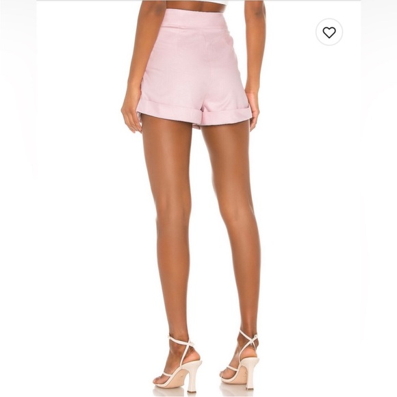 REVOLVE x Camila Coelho Pedrina Shorts In Pink Lemonade - Picture 6 of 9